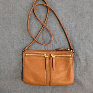 Fossil Leather Crossbody Bag
